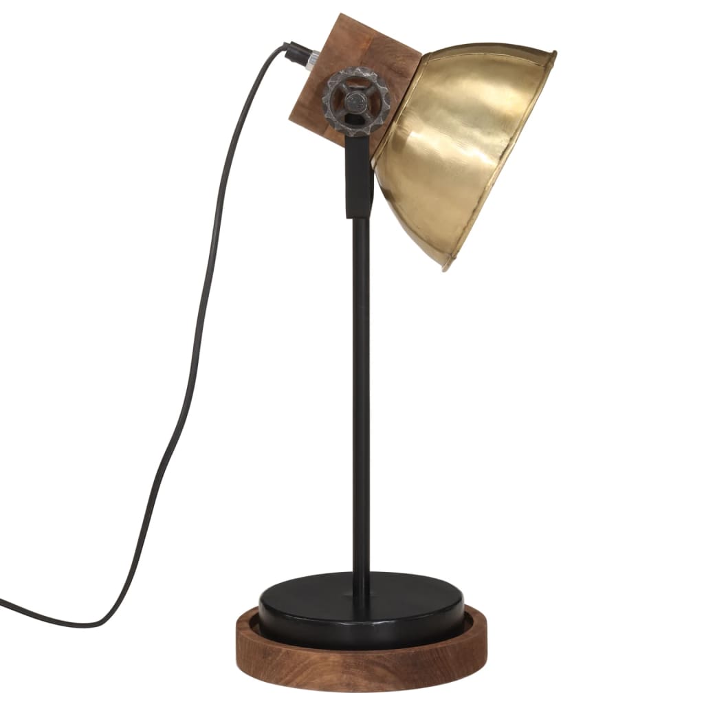 Lampada a Scrivania 25 W Ottone Anticato 17x17x50 cm E27