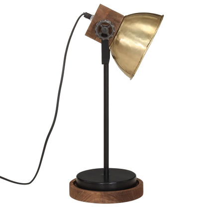 Lampada a Scrivania 25 W Ottone Anticato 17x17x50 cm E27