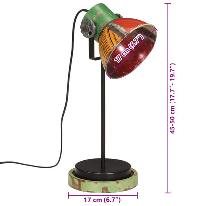 Lampada da Scrivania 25 W Multicolore 17x17x50 cm E27 | homemem39