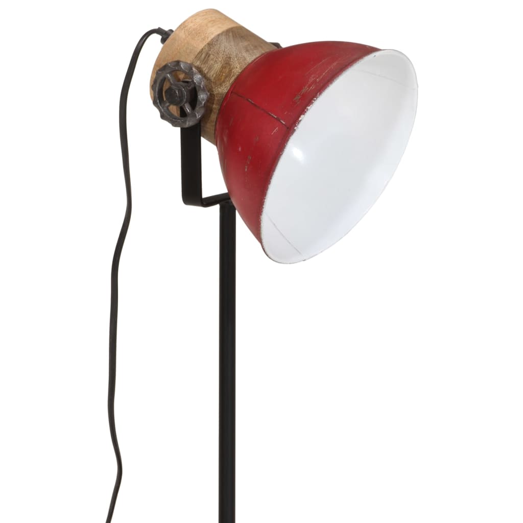 Lampada da Scrivania 25 W Rosso Anticato 17x17x50 cm E27