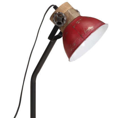 Lampada da Scrivania 25 W Rosso Anticato 18x18x60 cm E27