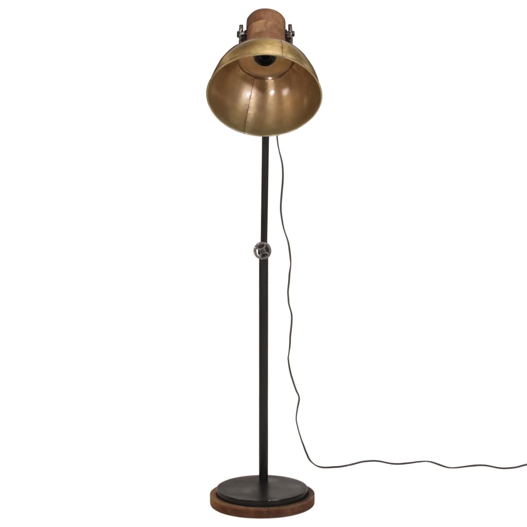 Lampada da Terra 25 W Ottone Anticato 30x30x100-150 cm E27 | homemem39