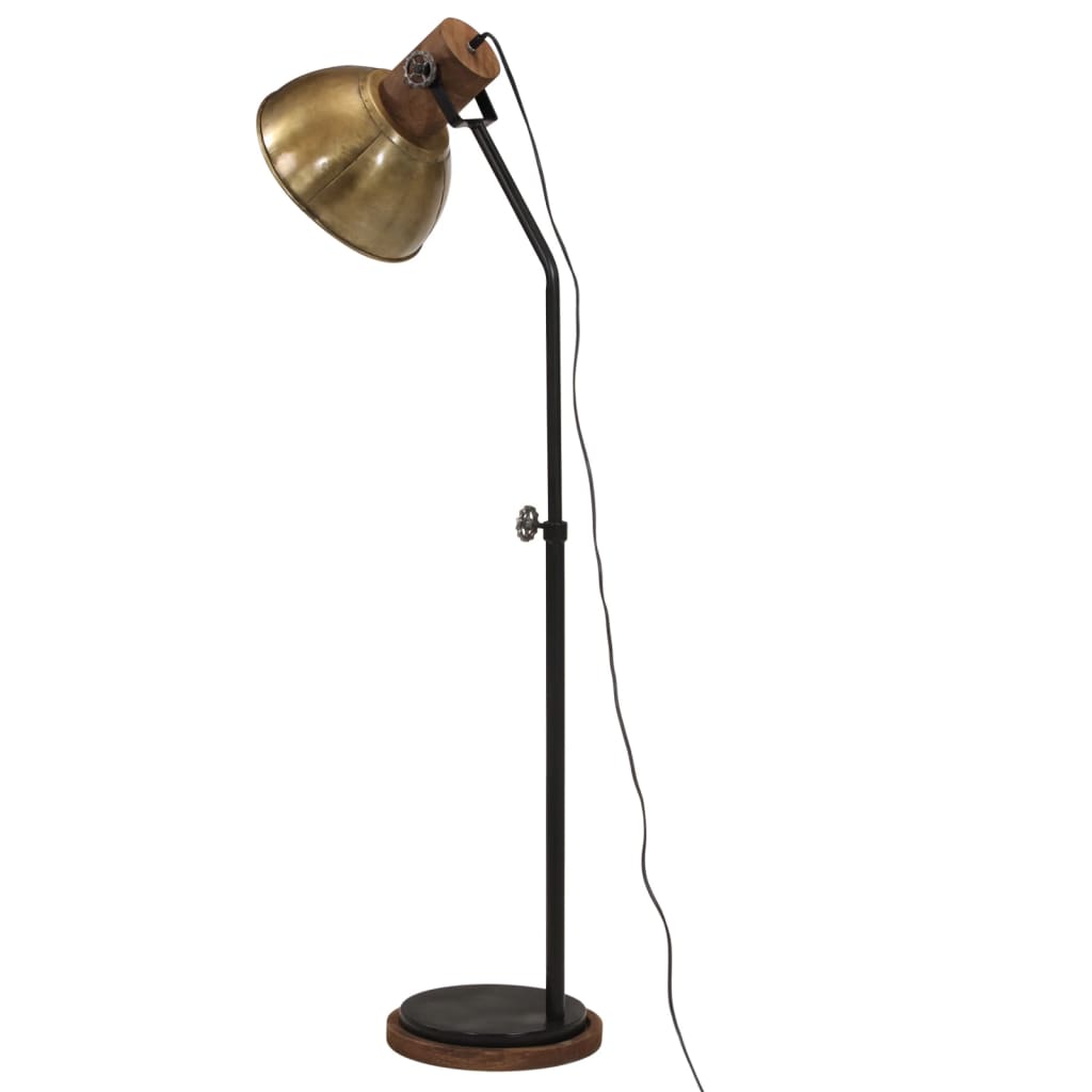 Lampada da Terra 25 W Ottone Anticato 30x30x100-150 cm E27 | homemem39
