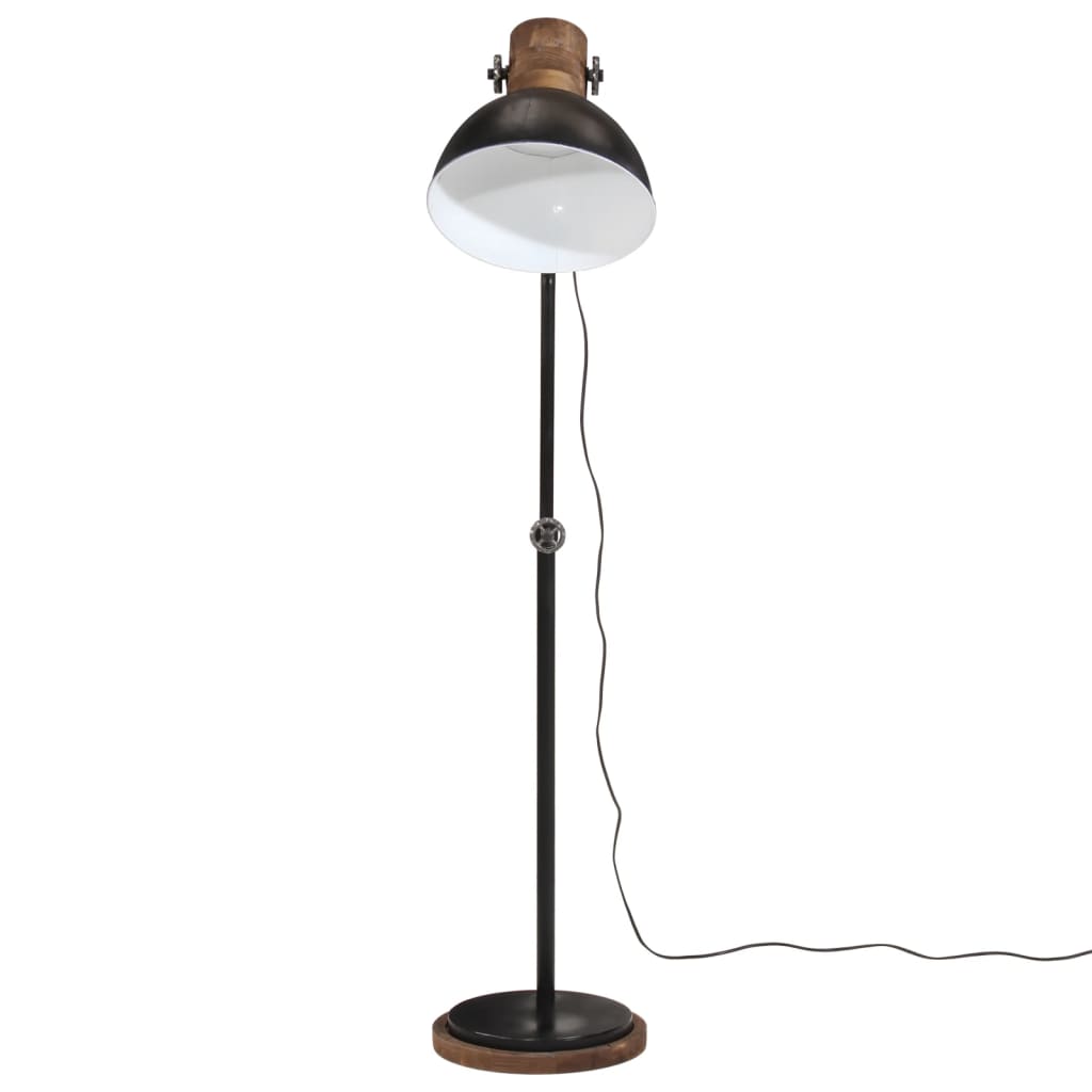 Lampada da Terra 25 W Nera 30x30x100-150 cm E27