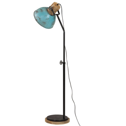 Lampada da Terra 25 W Blu Anticato 30x30x100-150 cm E27