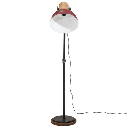 Lampada da Terra 25 W Rosso Anticato 30x30x100-150 cm E27