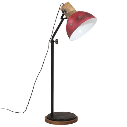 Lampada da Terra 25 W Rosso Anticato 30x30x100-150 cm E27