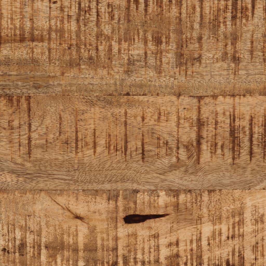 Tavolo Consolle 80x30x74 cm in Legno Massello di Mango e Ferro | homemem39