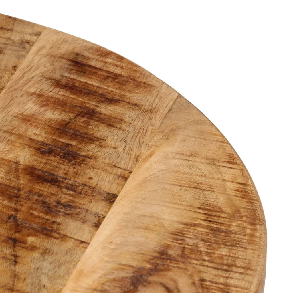 Tavolo da Salotto 45x45x40cm in Legno Massello di Mango e Ferro | homemem39