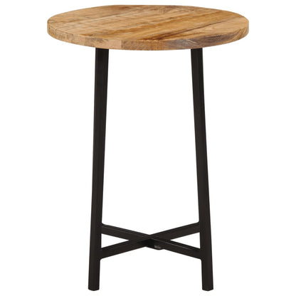 Tavolino da Salotto 35x35x45 cm Legno Massello Mango e Ferro | homemem39