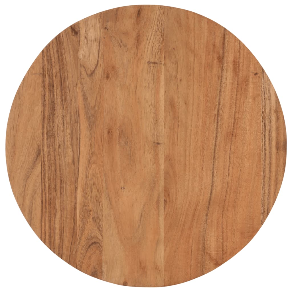 Tavolino Salotto 45x45x35cm in Legno Massello di Acacia e Ferro | homemem39