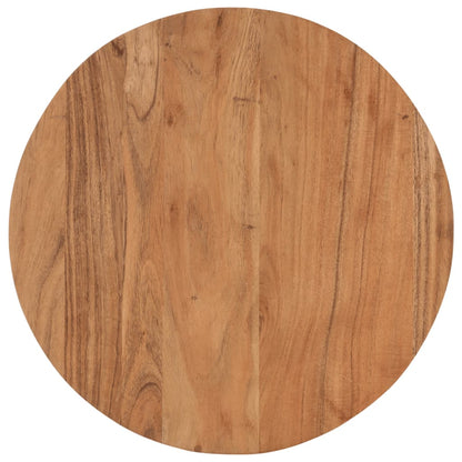 Tavolino Salotto 45x45x35cm in Legno Massello di Acacia e Ferro | homemem39
