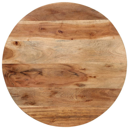 Tavolino Salotto in Legno Massello di Acacia e Ferro