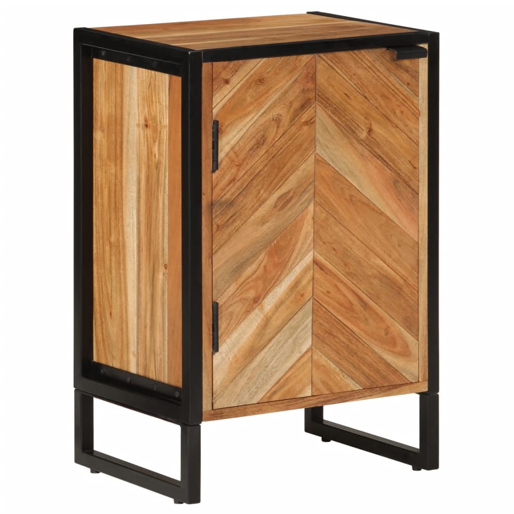Mobile da Bagno 40x30x60 cm in Legno Massello di Acacia e Ferro | homemem39