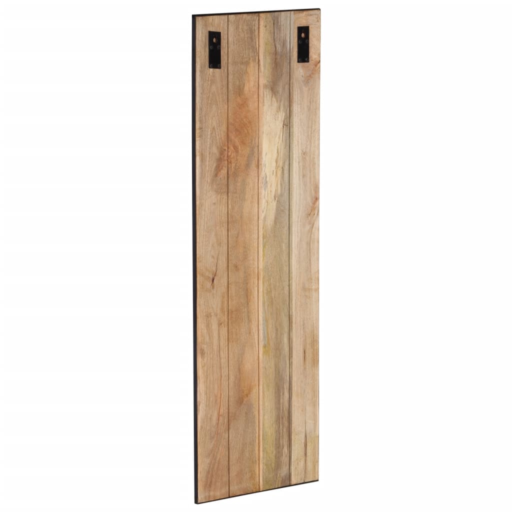 Appendiabiti 35x8x110 cm in Legno Massello Grezzo di Mango