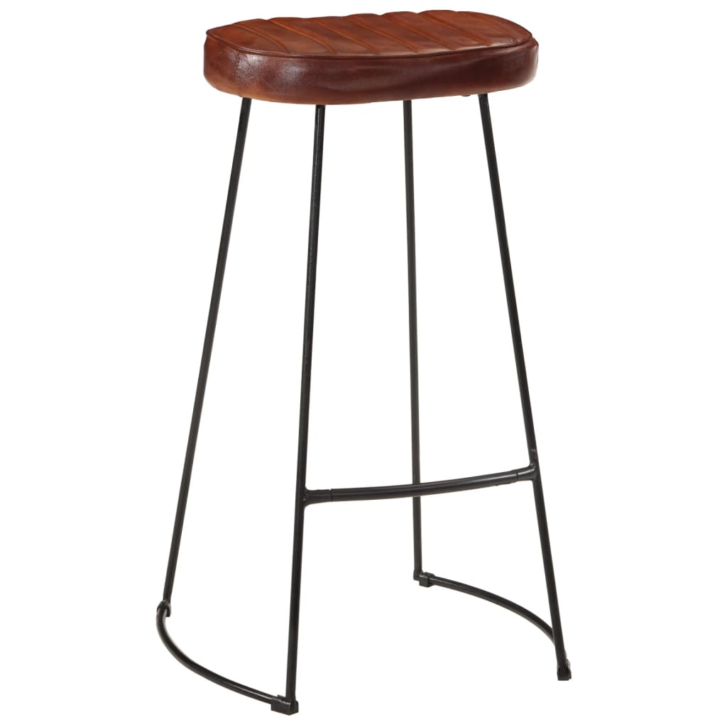 Sgabelli da Bar Gavin 2 pz Marrone Scuro 44x37,5x78 cm