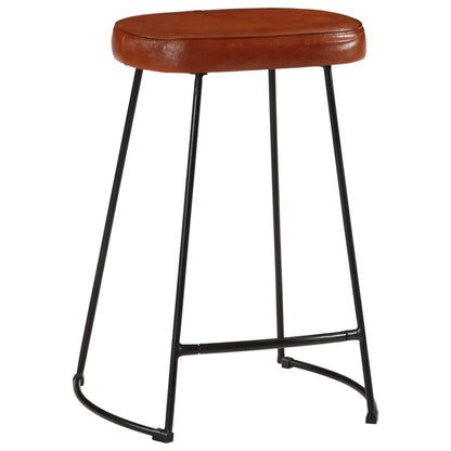 Bar Stools 2 pcs Dark Brown 41x29x62 cm