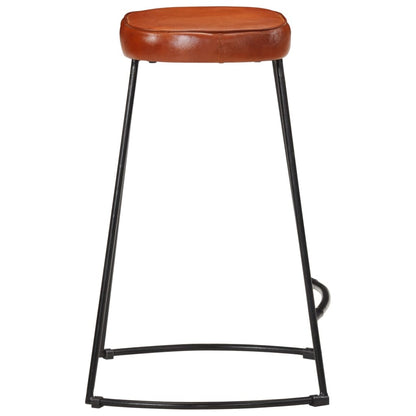 Bar Stools 2 pcs Dark Brown 41x29x62 cm