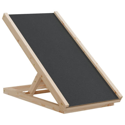 Rampa per Cani Grigia 70x35 cm in Legno Massello di Abete | homemem39