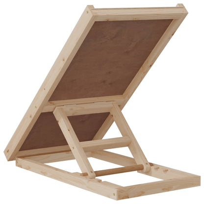 Rampa per Cani Grigia 70x35 cm in Legno Massello di Abete | homemem39