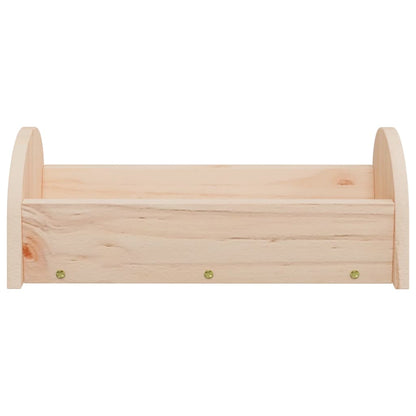 Mangiatoia per Conigli 28x10x10 cm in Legno Massello di Abete | homemem39