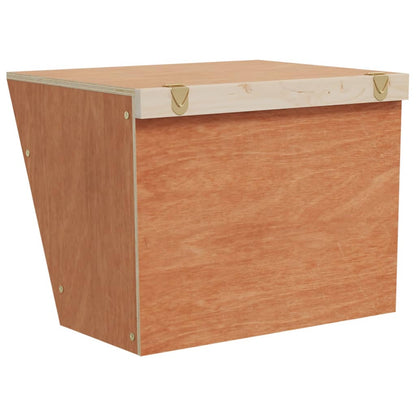 Mangiatoia per Conigli 25x18,5x20,5 cm Legno Massello di Abete - homemem39