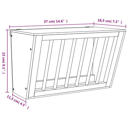 Mangiatoia per Conigli 37x18,5x23 cm in Legno Massello di Abete | homemem39