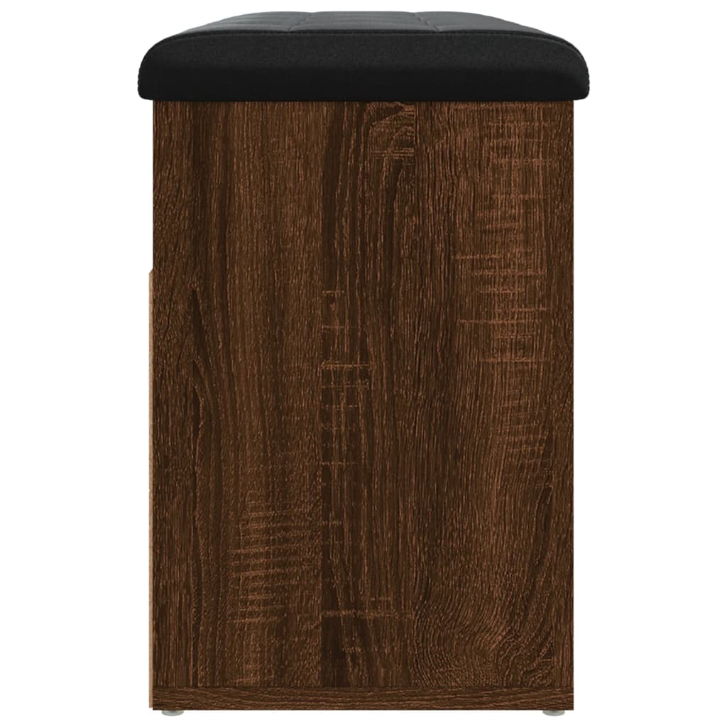 Panca per Scarpe Rovere Marrone 82x32x45,5 cm Legno Multistrato | homemem39