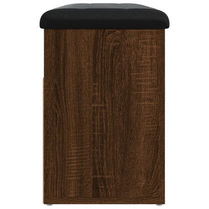 Panca per Scarpe Rovere Marrone 82x32x45,5 cm Legno Multistrato | homemem39