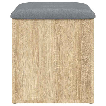Panca Contenitore Rovere Sonoma 42x42x45 cm Legno Agglomerato | homemem39