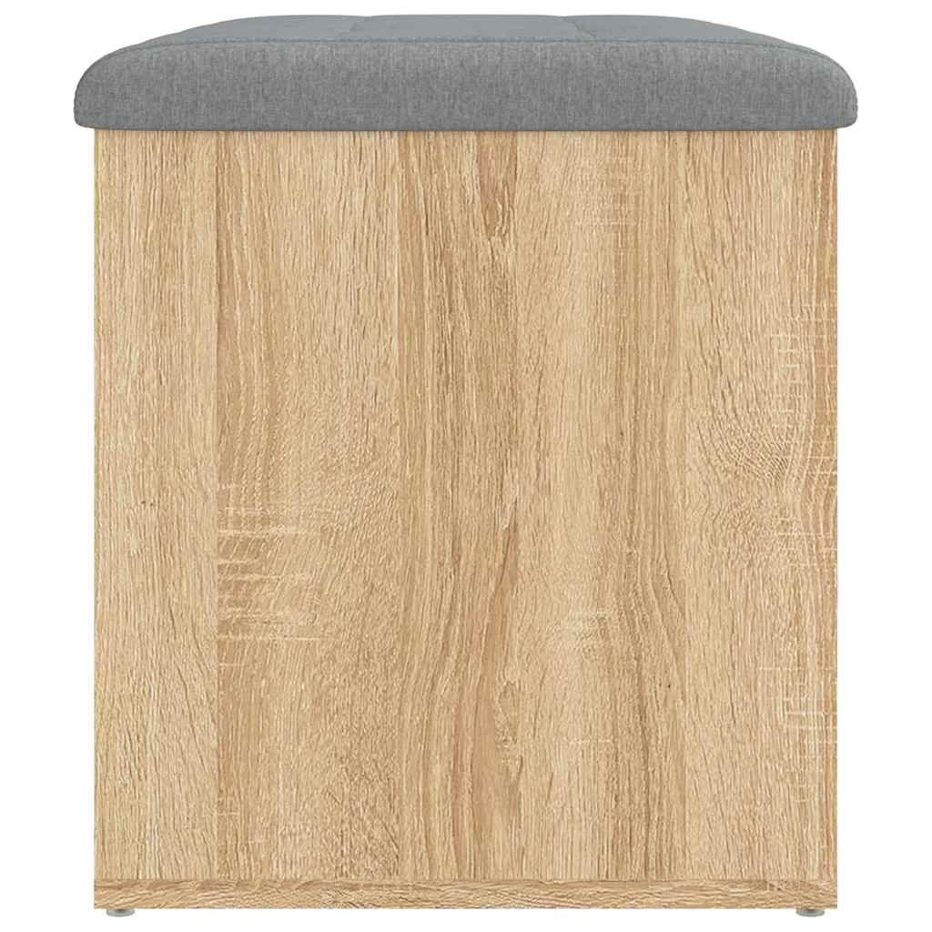 Panca Contenitore Rovere Sonoma 62x42x45 cm Legno Agglomerato | homemem39