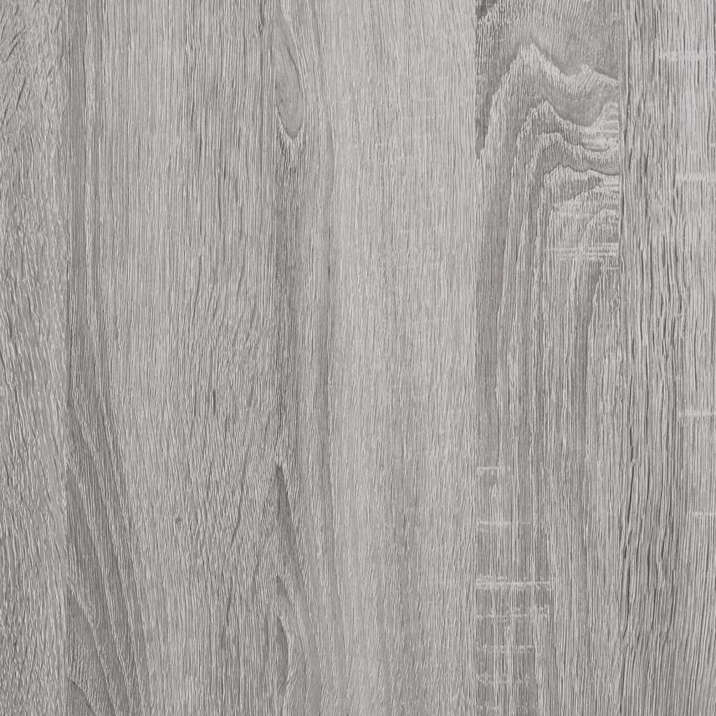Panca Porta Scarpe Grigio Sonoma 102x32x50 cm Legno Multistrato | homemem39