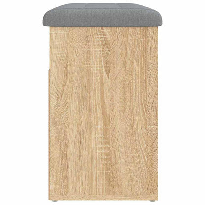 Panca Porta Scarpe Rovere Sonoma 62x32x50 cm Legno Multistrato | homemem39