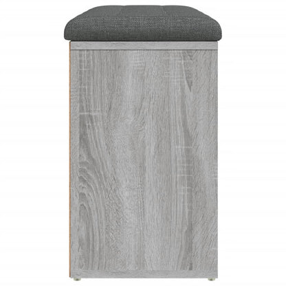 Panca Porta Scarpe Grigio Sonoma 82x32x50 cm Legno Multistrato | homemem39