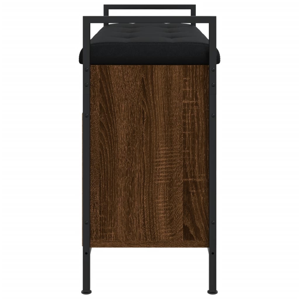 Panca Porta Scarpe Rovere Marrone 85,5x32x57,5 cm