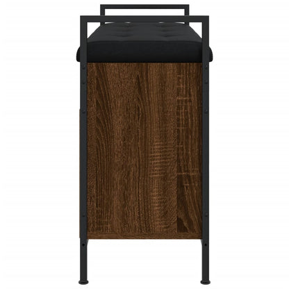 Panca Porta Scarpe Rovere Marrone 85,5x32x57,5 cm