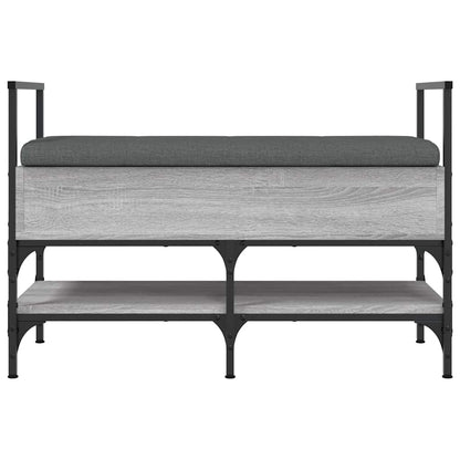 Panca Porta Scarpe Grigio Sonoma 85,5x42x57,5 cm