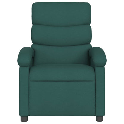 Poltrona Elettrica Reclinabile Verde Scuro in Tessuto | homemem39