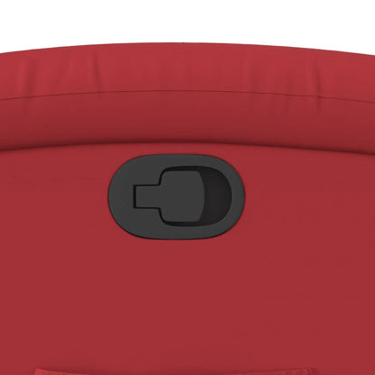Poltrona Alzapersona Reclinabile Rosso in Similpelle - homemem39