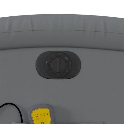 Poltrona Alzapersona Elettrica Reclinabile Grigio in Similpelle - homemem39