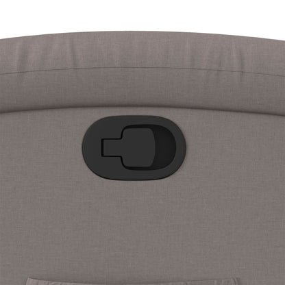 Poltrona Alzapersona Reclinabile Tortora in Tessuto - homemem39