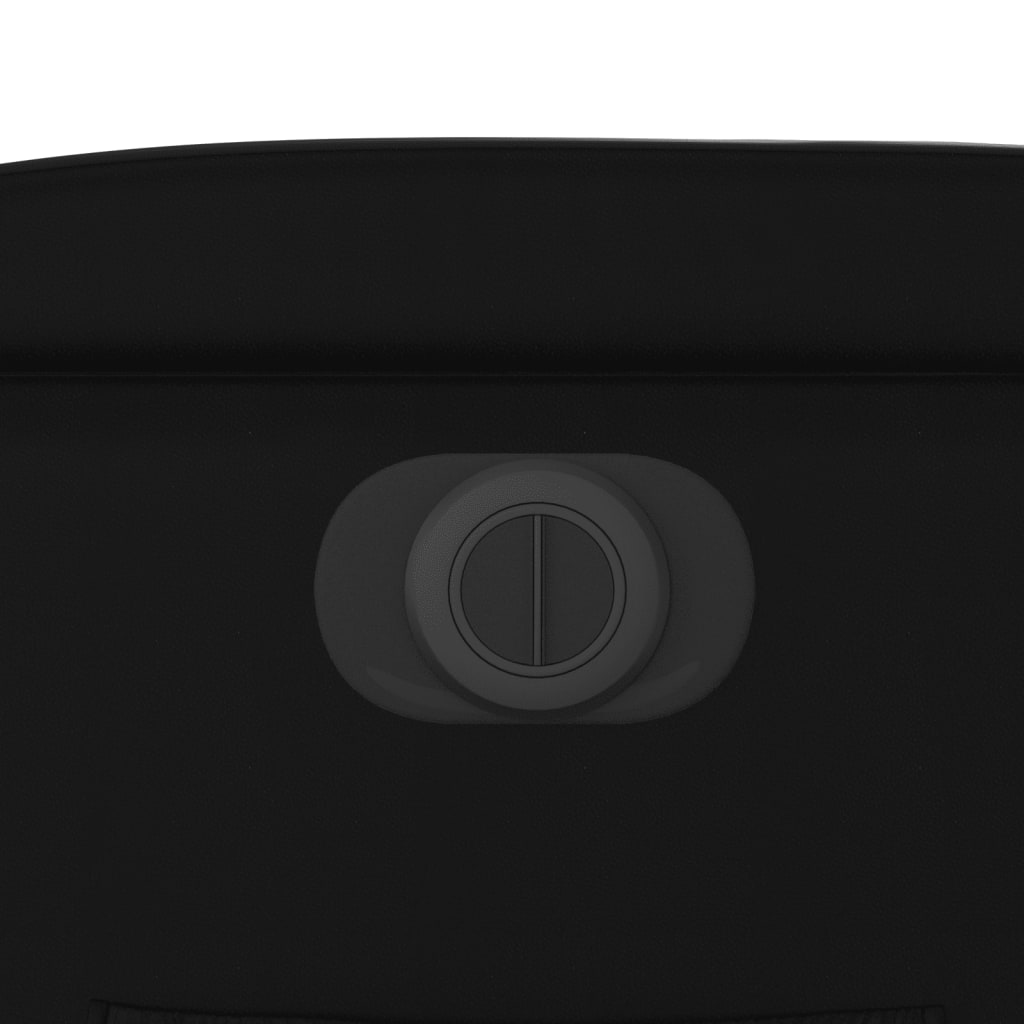 Poltrona Reclinabile Elettrica Nera in Similpelle - homemem39