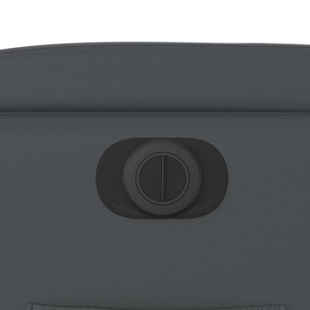 Poltrona Reclinabile Elettrica Grigia in Similpelle - homemem39