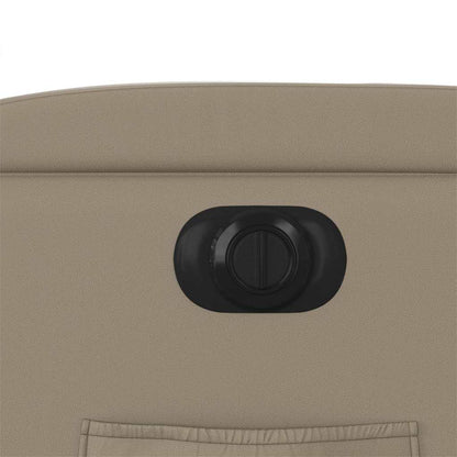 Poltrona Reclinabile Elettrica Cappuccino in Similpelle - homemem39