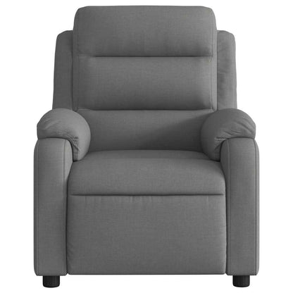 Poltrona Elettrica Reclinabile Grigio Scuro in Tessuto | homemem39