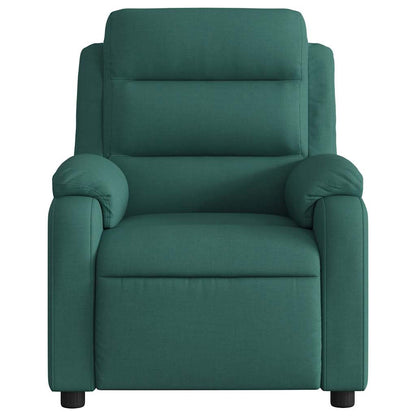 Poltrona Elettrica Reclinabile Verde Scuro in Tessuto | homemem39