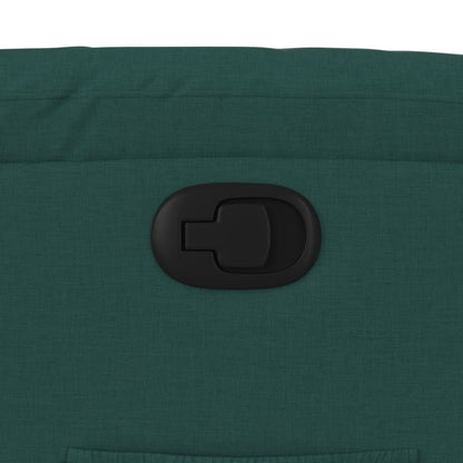 Poltrona Alzapersona Reclinabile Verde Scuro in Tessuto - homemem39