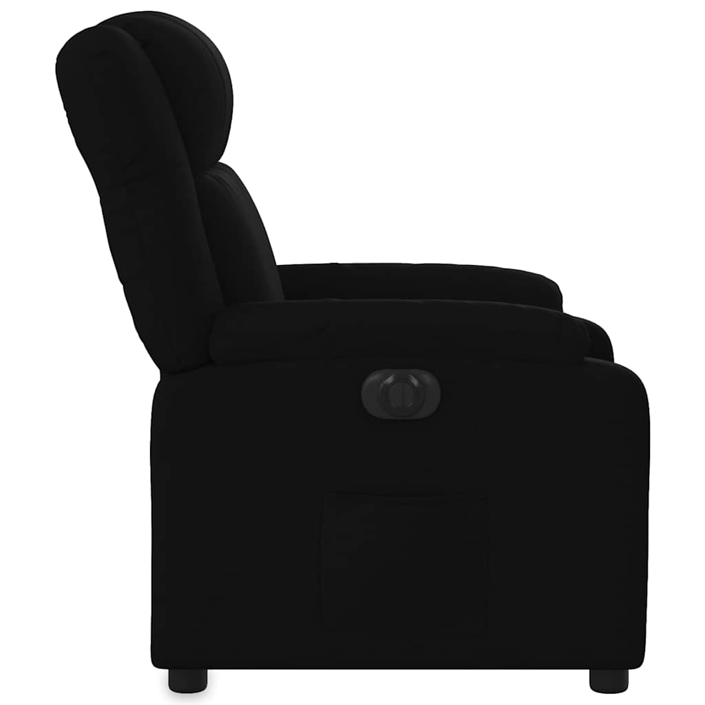 Poltrona Elettrica Reclinabile Nera in Tessuto | homemem39