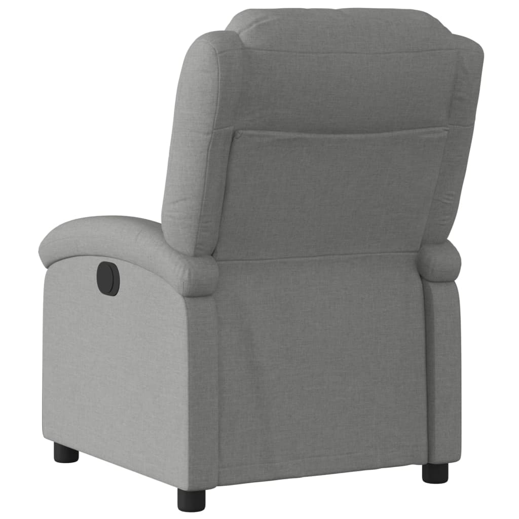 Poltrona reclinabile in Tessuto Grigio Scuro | homemem39
