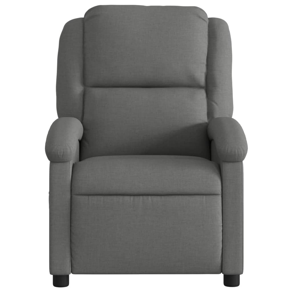 Poltrona reclinabile in Tessuto Grigio Scuro | homemem39